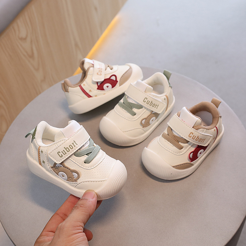 A generation of hair baby girl soft bottom toddler shoes boys shoes 2024 autumn new non-slip breathable functional shoes