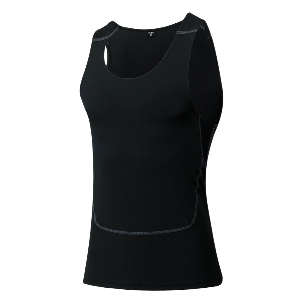 Tight training PRO Men's sports fitness basketball running vest elastic wicking quick-drying vest clothes 1006