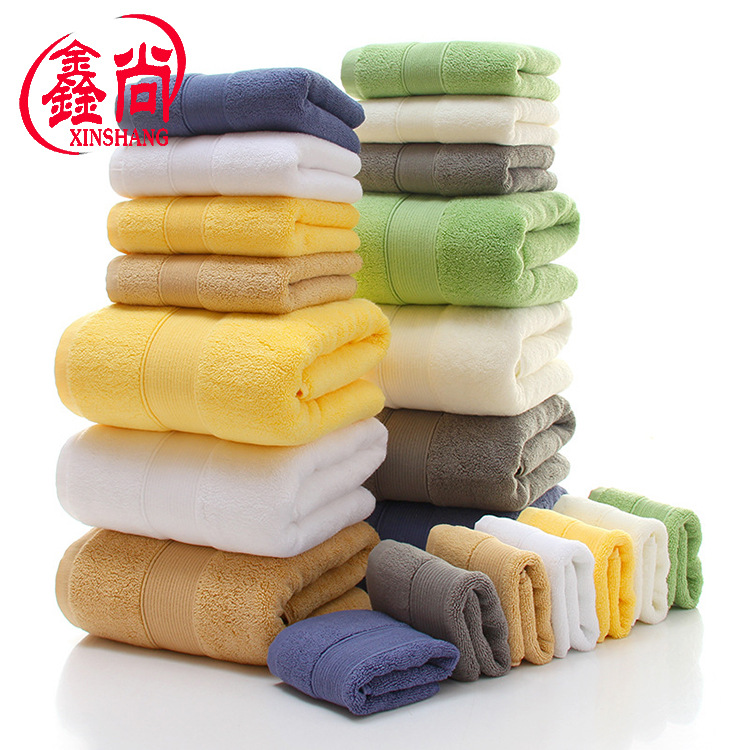 Picture of Pure Cotton Bath Towel Wholesale 650g Thick Absorbent Large Bath Towel Pure Cotton Hotel Break Export Bath Towel Custom Logo