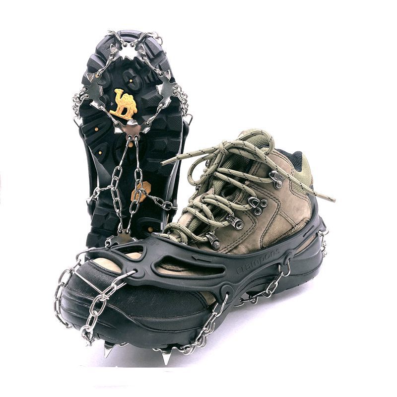 Picture of Factory direct supply 19-tooth outdoor ice and snow claw 201 stainless steel welded snow chain 19-tooth ice grip
