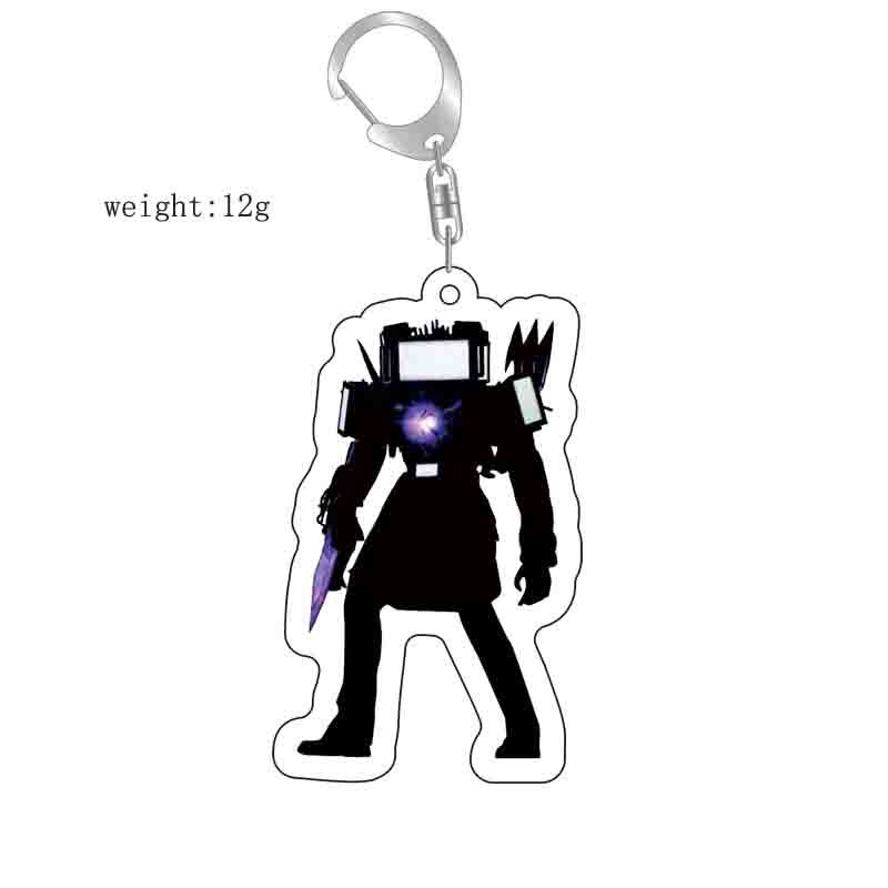 Picture of Cross-border new toilet man keychain skibidi toilet monitor Man TV man creative killer pendant batch