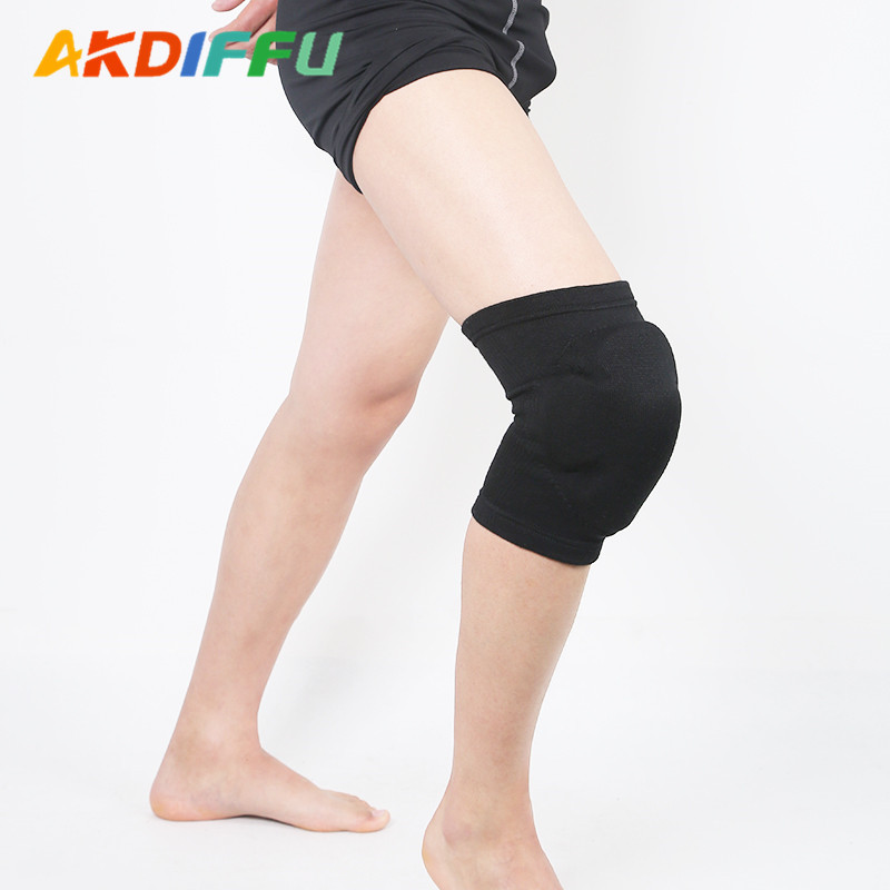 Picture of Color thickened sponge knee pads anti-collision protection breathable volleyball basketball football sports protective gear a generation of hair