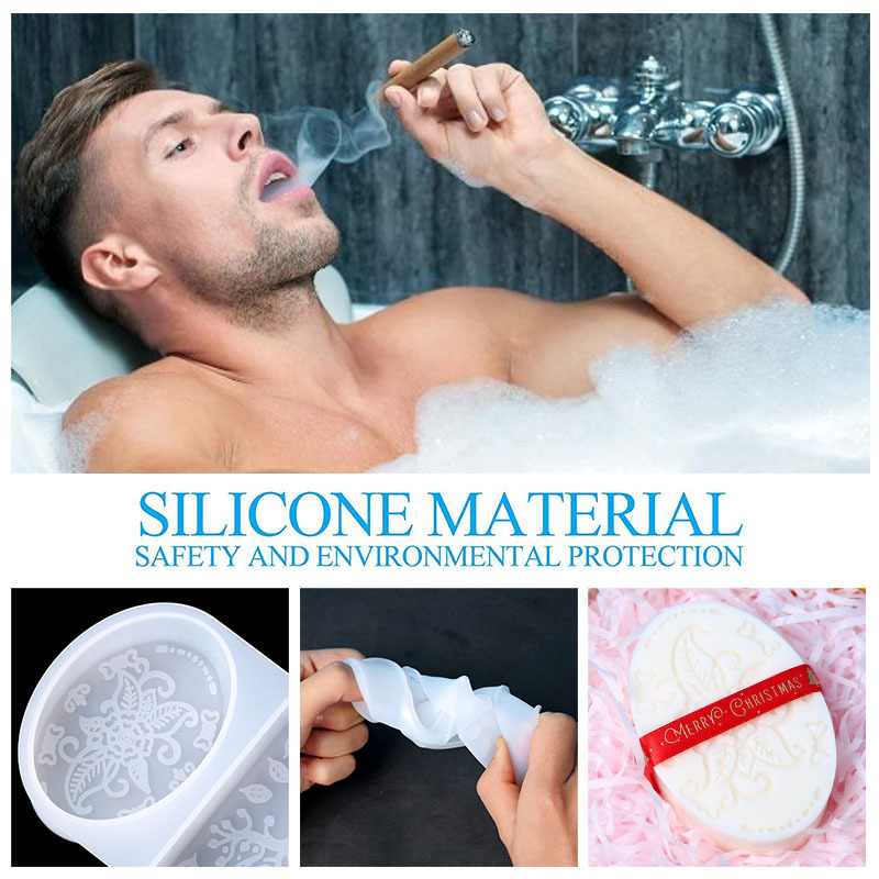 Picture of Exultant Gum Dropping Mould Western Ethnic Pattern Handmade Soap Silicone Mould High-grade Gift Soap for Gift