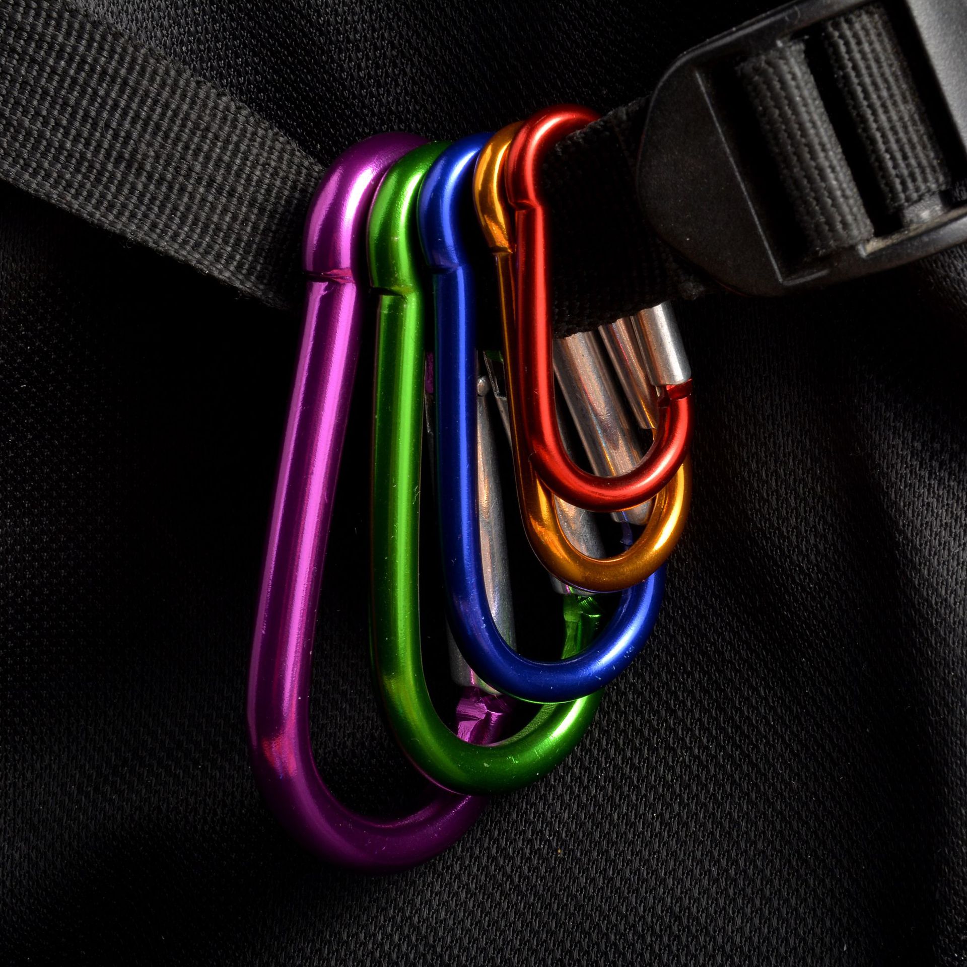 Picture of Gourd type No. 5 hanging buckle box bag buckle spring hook climbing kettle buckle LED light buckle aluminum alloy carabiner