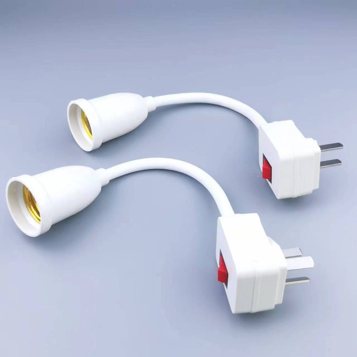 Hot-selling household E27 screw bulb with lamp holder socket type with switch universal energy-saving lamp holder conversion plug lamp