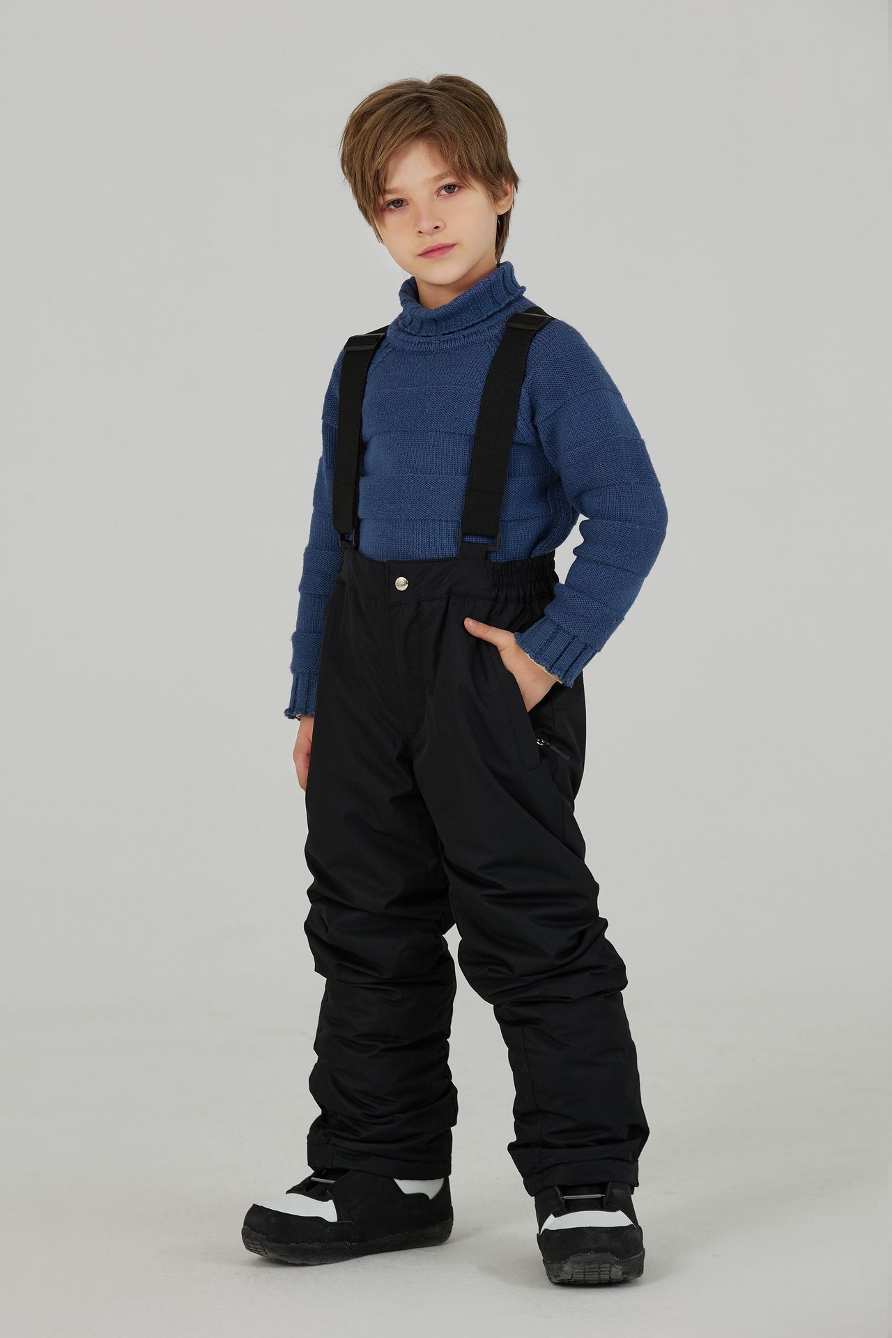 Picture of Children's Ski Pants, Single Board and Double Board, Loose, Large, Windproof, Waterproof, Warm, Ski and Mountaineering