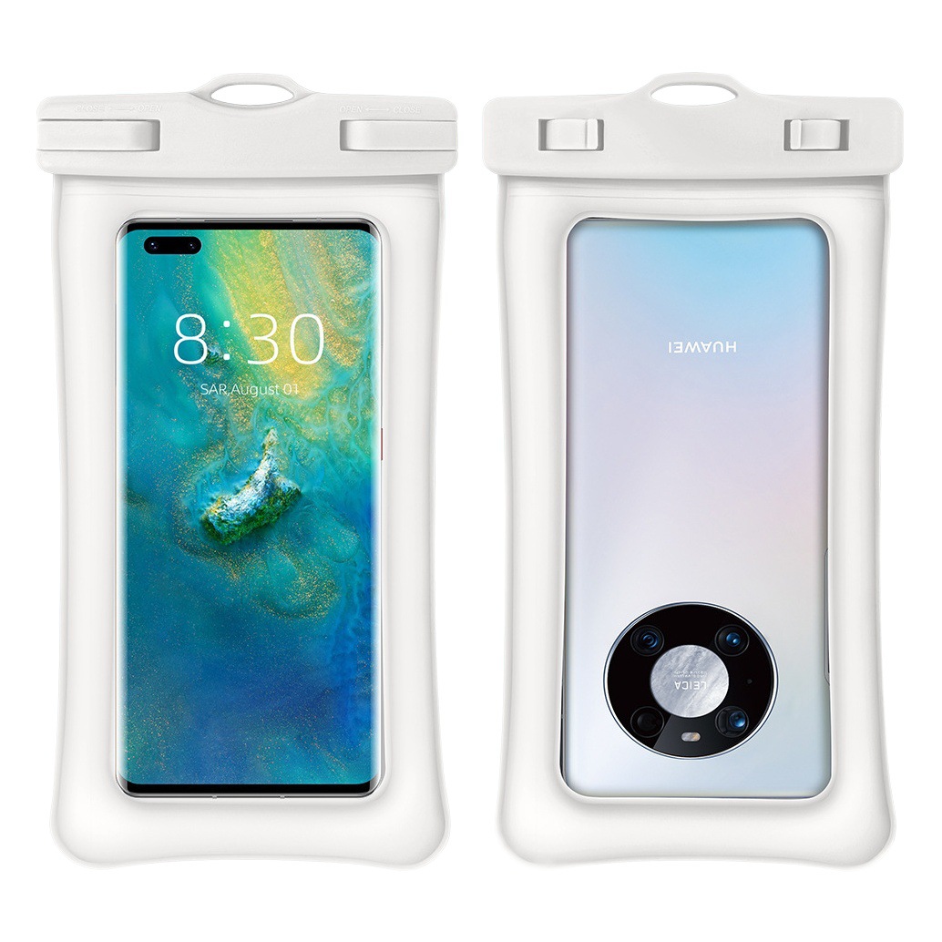 Mobile phone waterproof bag double airbag floating anti-fall anti-drifting swimming hot spring mobile phone waterproof case Factory wholesale