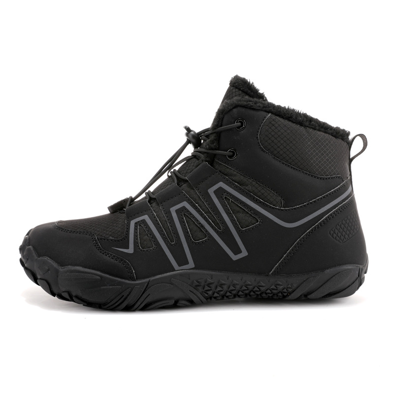 Picture of 2024 New Cross-border High-top Warm fleece-lined Thickened Men's Cotton Shoes Waterproof Non-slip Comfortable Boots Women's Hiking Shoes