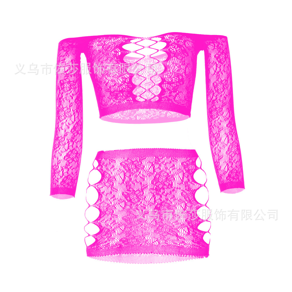 Picture of 2023 summer new European and American ins tube chest lace stitching sexy cross-border underwear set w556