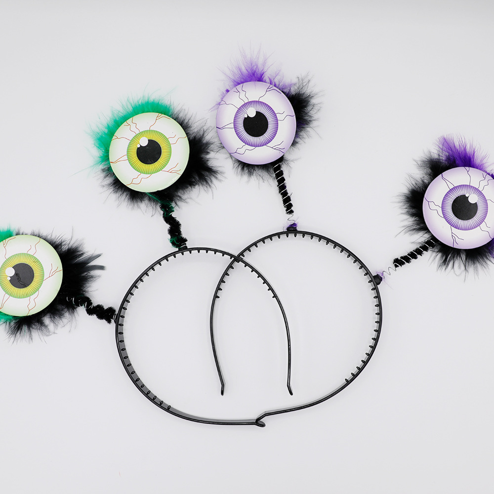 Picture of Big Eyes Halloween Hairband Party Exaggerated Decoration Spring Ghost Festival Masquerade Horror Atmosphere Props Cross Border