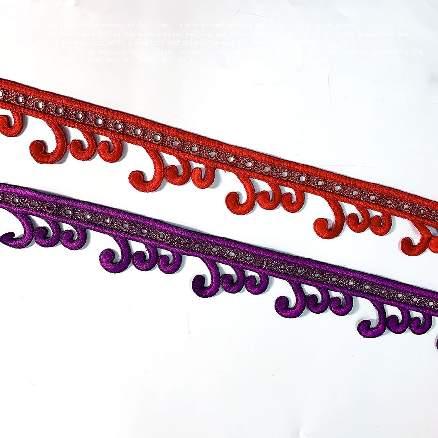 Good things to buy lace fleshy beauty dress all-match embroidery fine thread machine embroidery pair of flower bar code lace