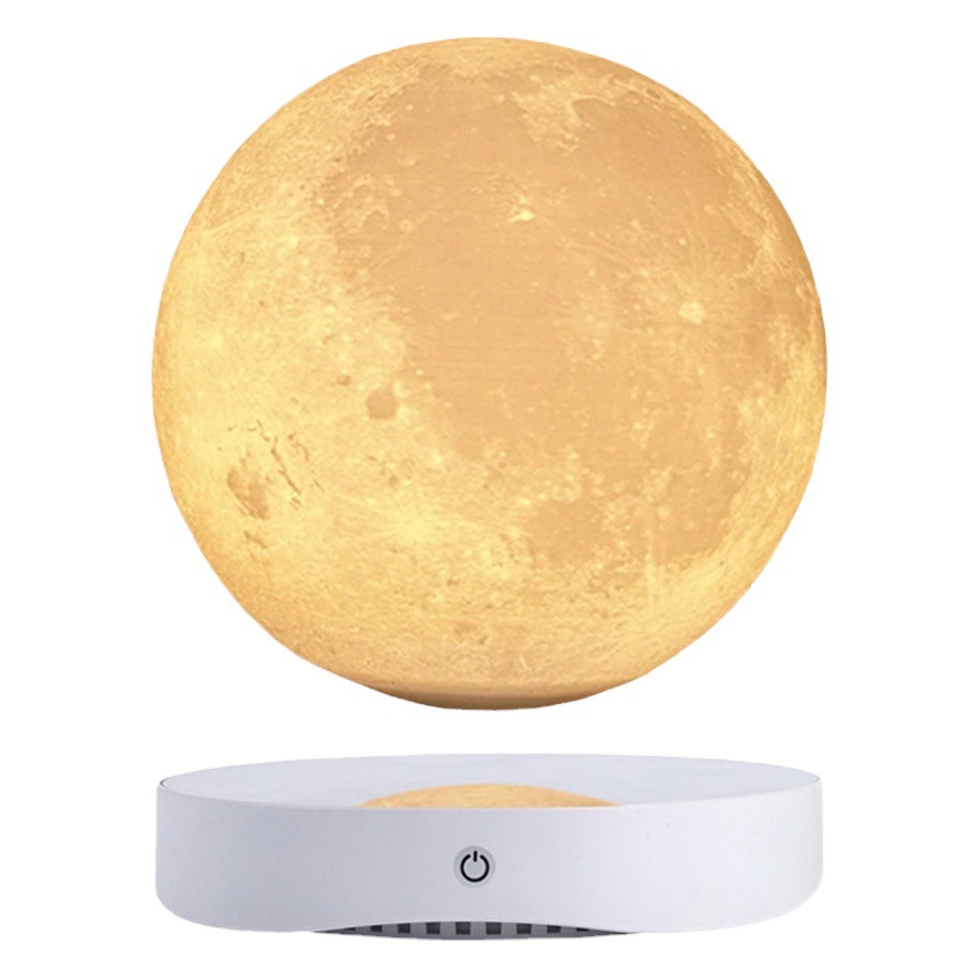 Magnetic levitation 18cm lunar mirror base night light high-end birthday gift company gifts wholesale novelty ornaments
