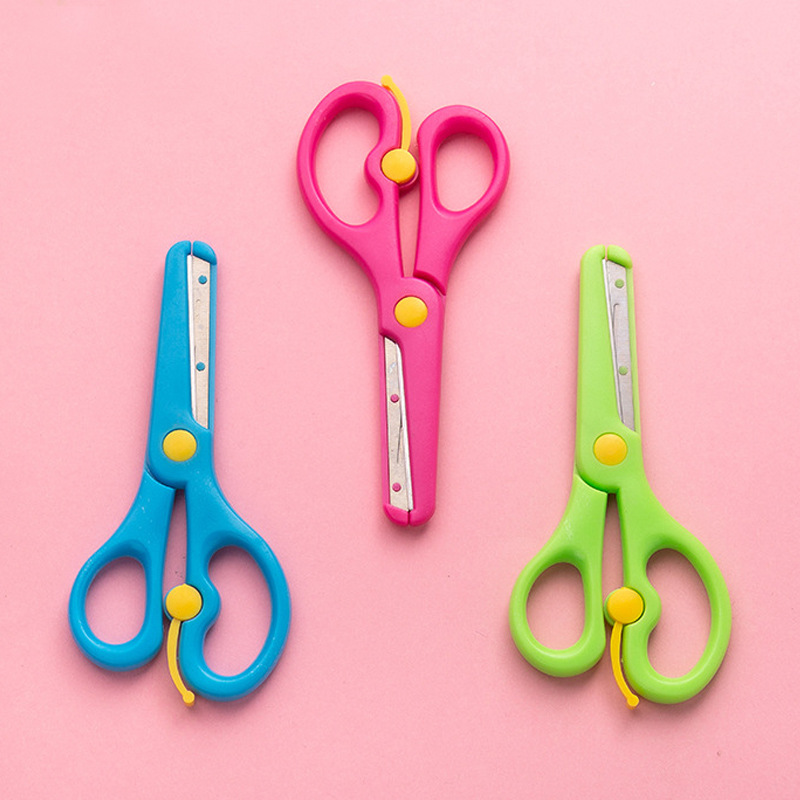 Picture of Children's Scissors, Safe, Handmade, Round-Headed, Stationery, Kindergarten Paper-Cutting, Primary School Students' Art, Art and Craft, Office Scissors Wholesale