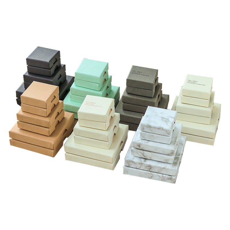 Amazon jewelry packaging box exquisite heaven and earth cover cross-border 1.6 height jewelry storage box in stock wholesale
