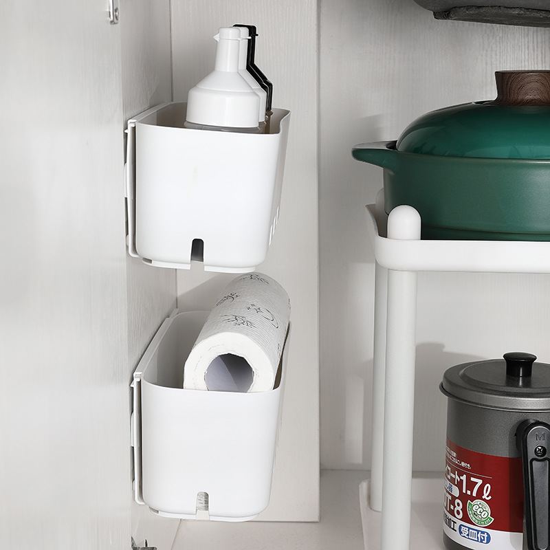 Picture of Household multi-functional storage box drawer-type retractable storage rack kitchen seasoning storage rack storage box cabinet rack