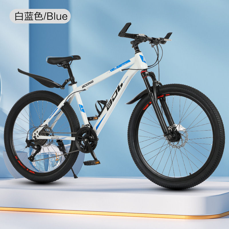 Picture of Mountain Bike Adult 24 Inch 26 Inch Men's Variable Speed Mountain Bike 27 Speed Men's Cross-country Bike Wholesale