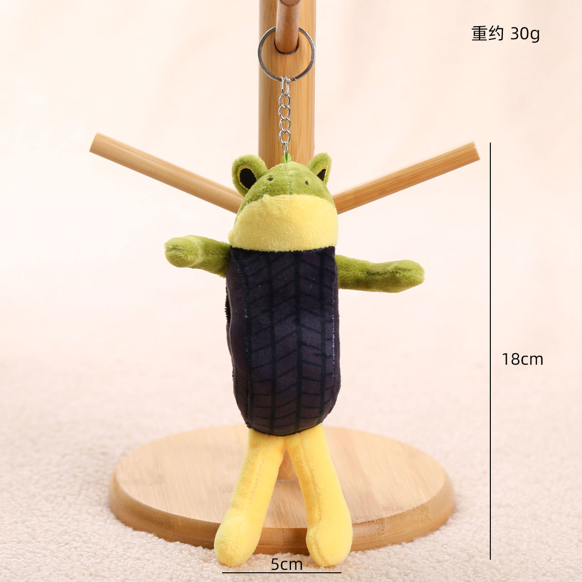 Picture of Ai Shan Hai Jing Tungtung Tungsahur Cross-Border Doll Toy Wooden Stick Plush Keychain Small Pendant