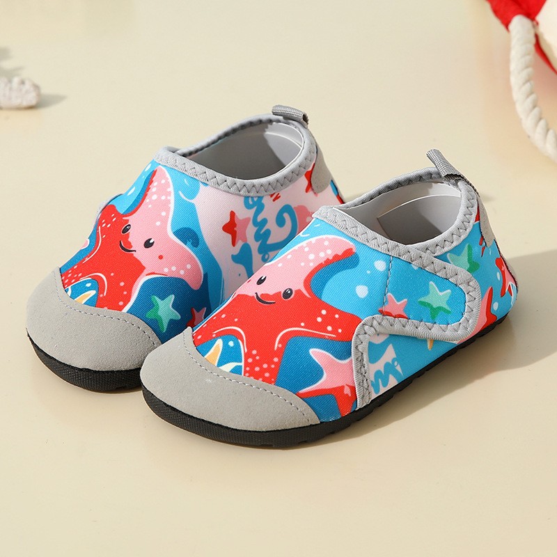 Picture of Children's water park Baby Beach socks non-slip diving shoes snorkeling socks swimming shoes drifting soft shoes wading shoes socks