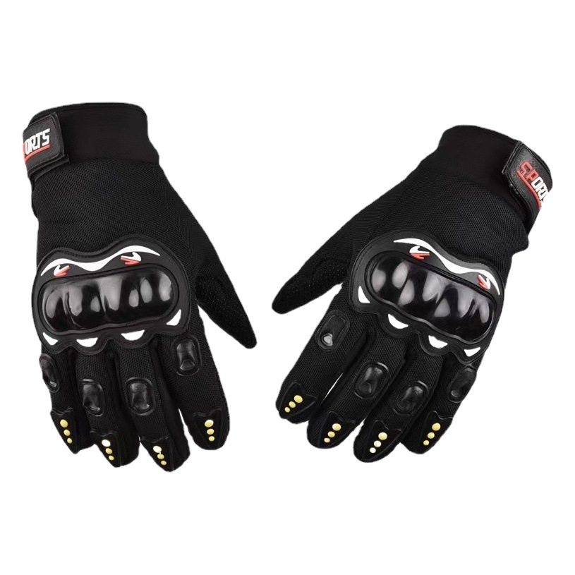 Protective Shell Protective Joint Motorcycle Gloves Outdoor Sports Riding Motorcycle Breathable Non-slip Long Finger Touch Screen Full Finger Hand