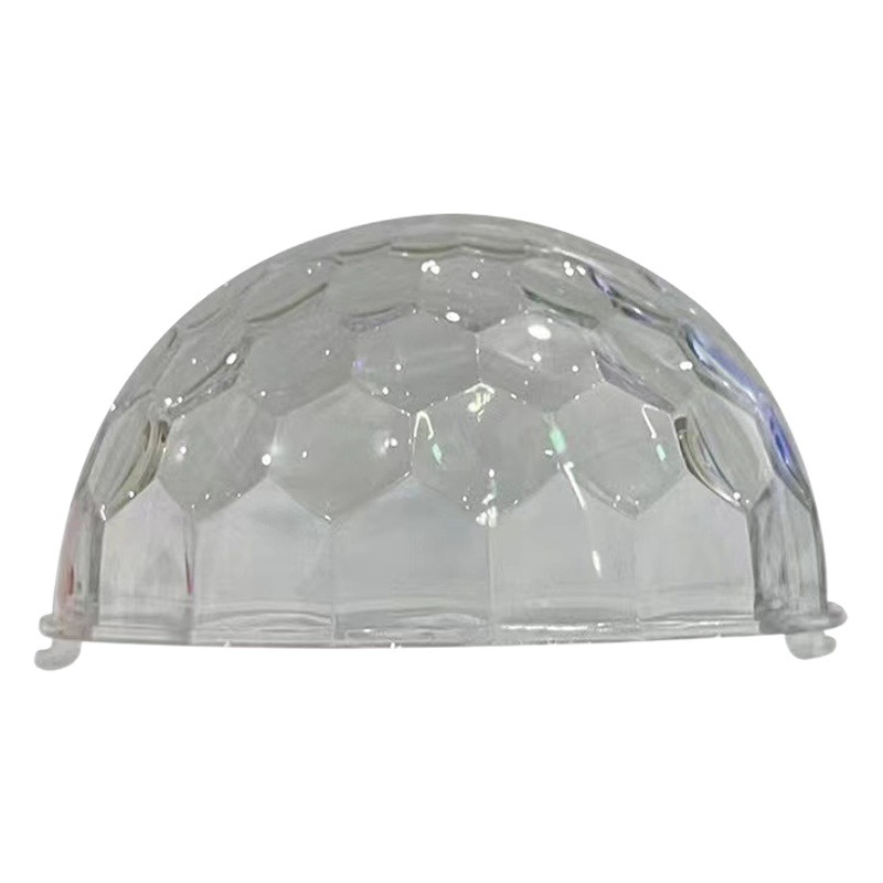 New water ripple atmosphere lampshade 75 transparent crystal diamond magic ball with hole 80LED starry sky projection lampshade