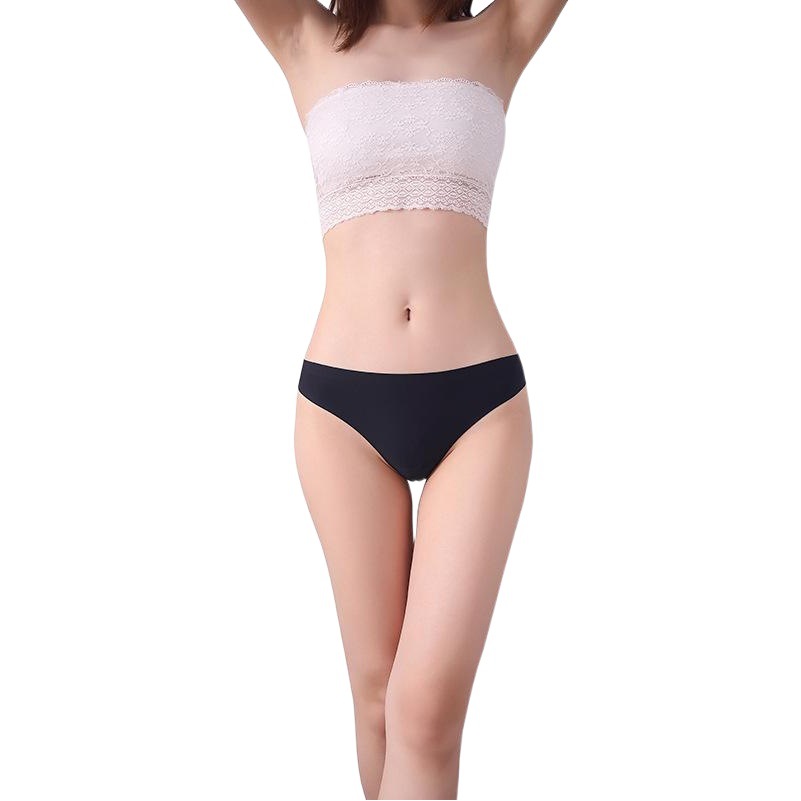 Amazon foreign trade cross-border AliExpress one-piece Ice Silk seamless underwear women's sexy cotton crotch women's less thong