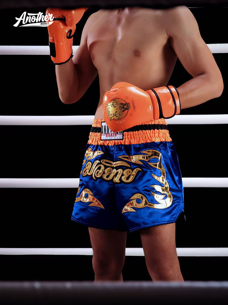 ANOTHERBOXER Multicolor Muay Thai Shorts Fighting Sanda Wushu Suit Training Fighting Sports Shorts