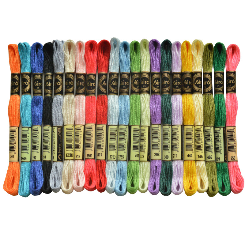 Picture of Manufacturer Wholesale Cross Stitch Thread Dmc Color Series 8.482m Color Polyester Embroider Thread Embroider Thread Accessories Handmade Wholesale