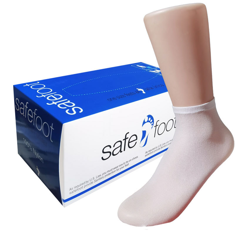 Picture of Cross-border Nylon Socks Boxed Extracted Hygienic Socks for Business Travel Daily Disposable Shoes for Shopping Mall