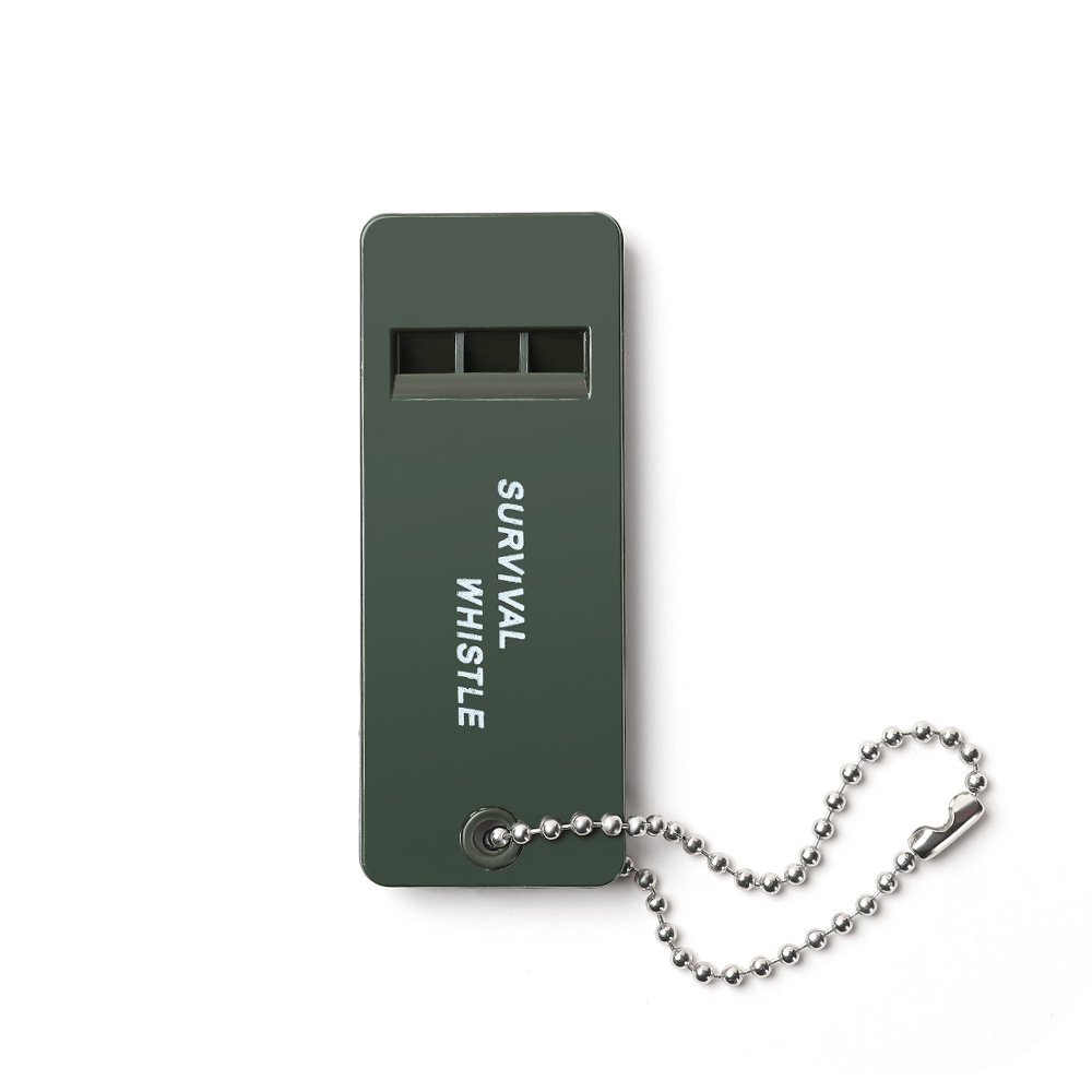 Picture of Three-frequency outdoor survival whistle survival whistle first aid whistle high-pitched high-frequency earthquake relief whistle