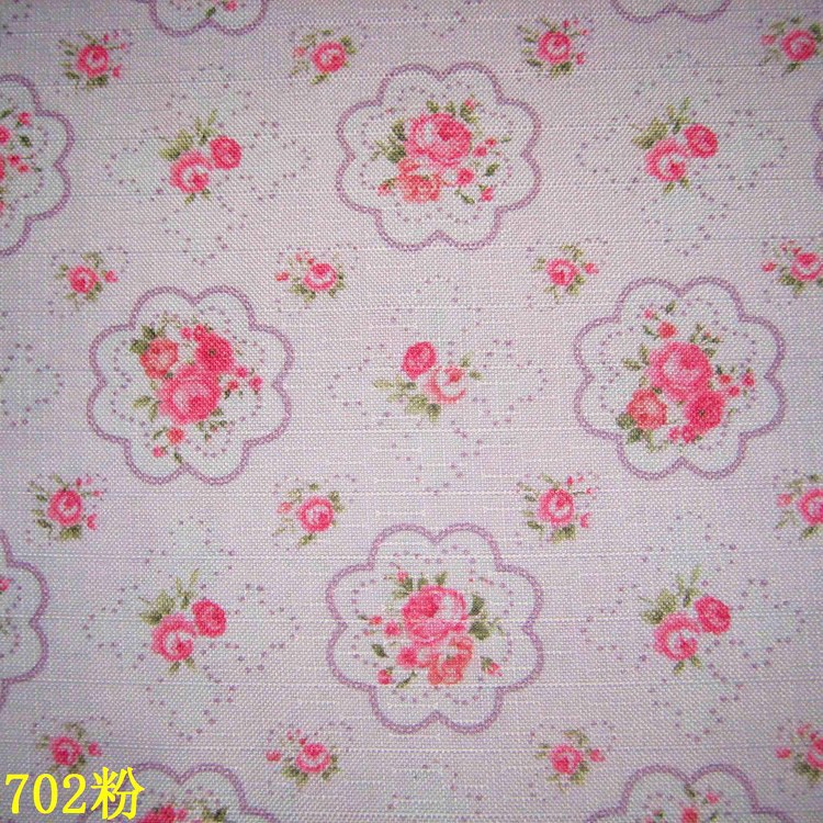 Picture of Manufacturer's Ready Stock 2.8m Wide Polyester Imitation Linen Jacquard Bamboo Plaid Cloth Flower Pattern Rich Cross Plaid Bamboo Cloth