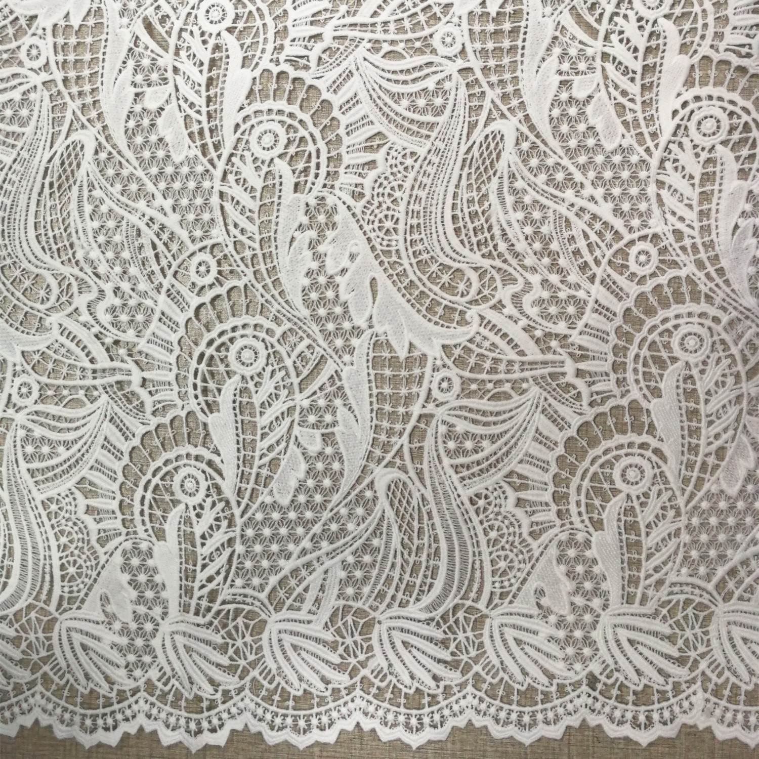 Hollow Milk Silk Water Soluble Fabric New Thickened Lace 120CM Wide Clothing Accessories DIY Lace Cloth