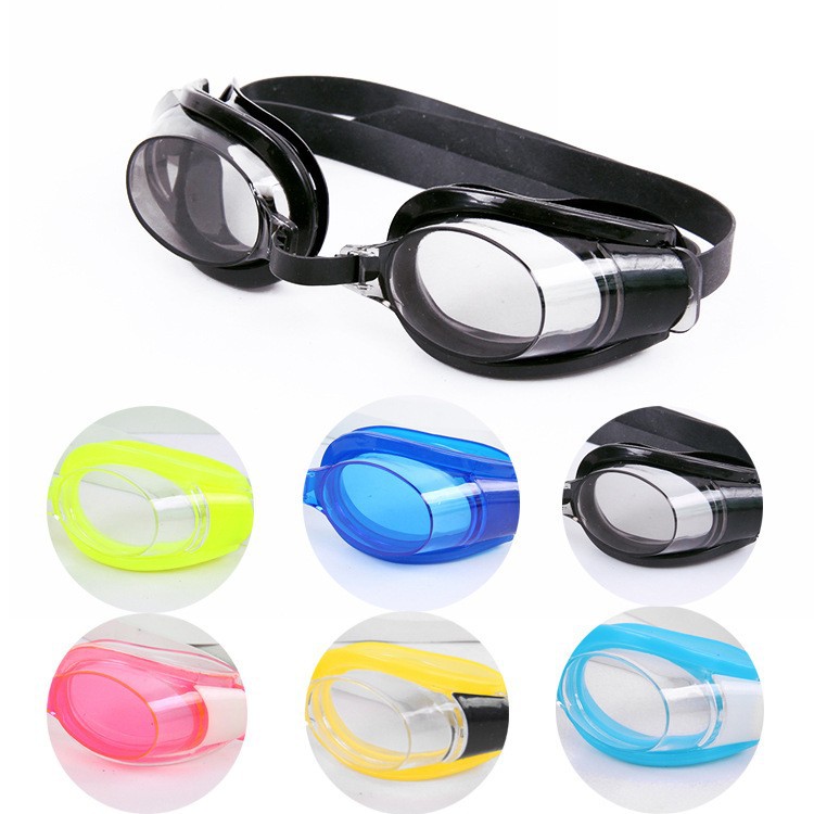Factory spot wholesale high-definition flat light large frame waterproof anti-fog swimming glasses unisex swimming goggles