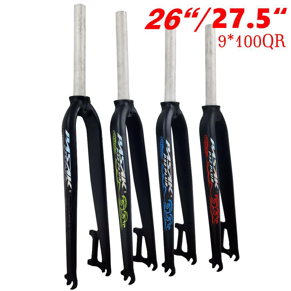 PASAK bicycle front fork mountain bike aluminum alloy hard fork 26-inch 27.5-inch disc brake quick release opening