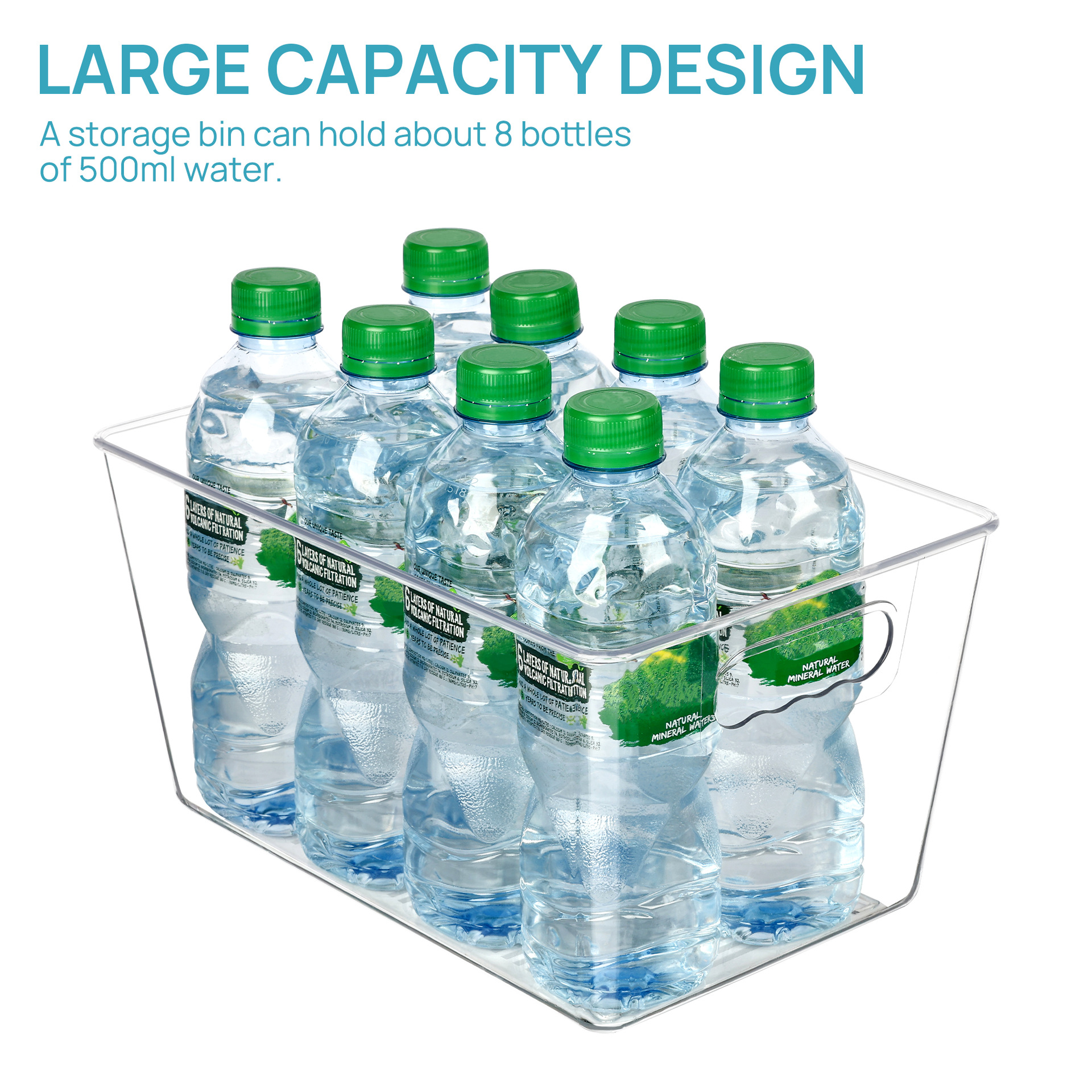 Cross-Border Exclusive Supply of Refrigerator Storage Boxes, Transparent Pet Egg and Dumpling Boxes, Vegetable Organizing Freezer Drawer-Style Preservation Boxes