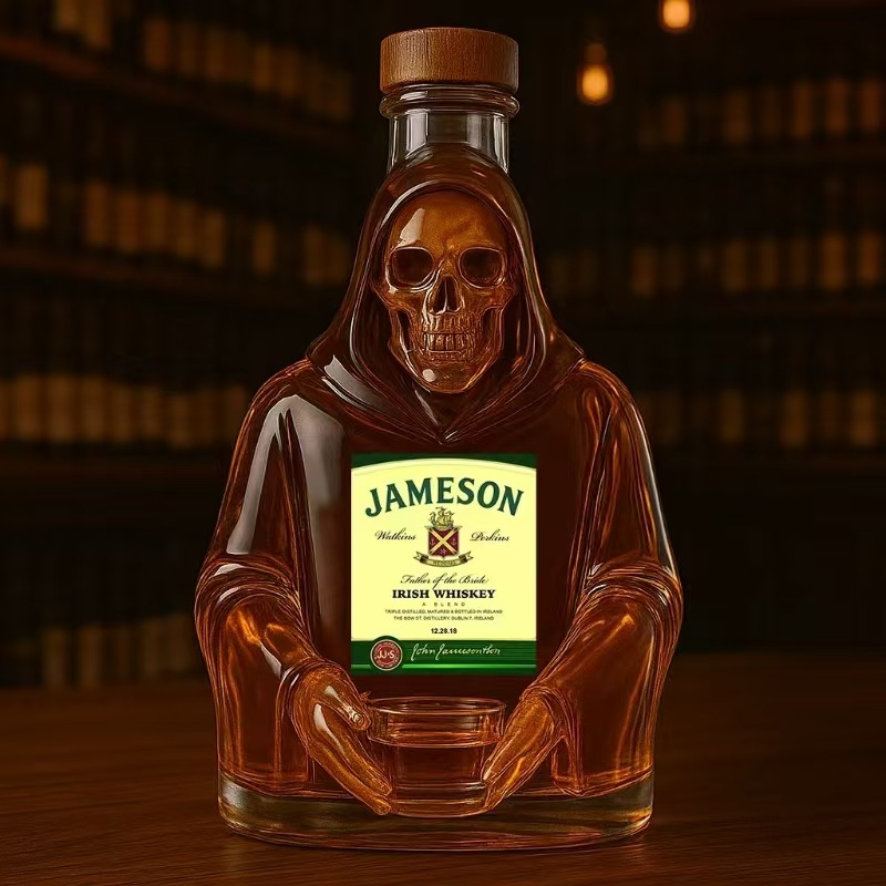 Picture of New Arrival the Walking Dead Whiskey Creative Glass Wine Bottle