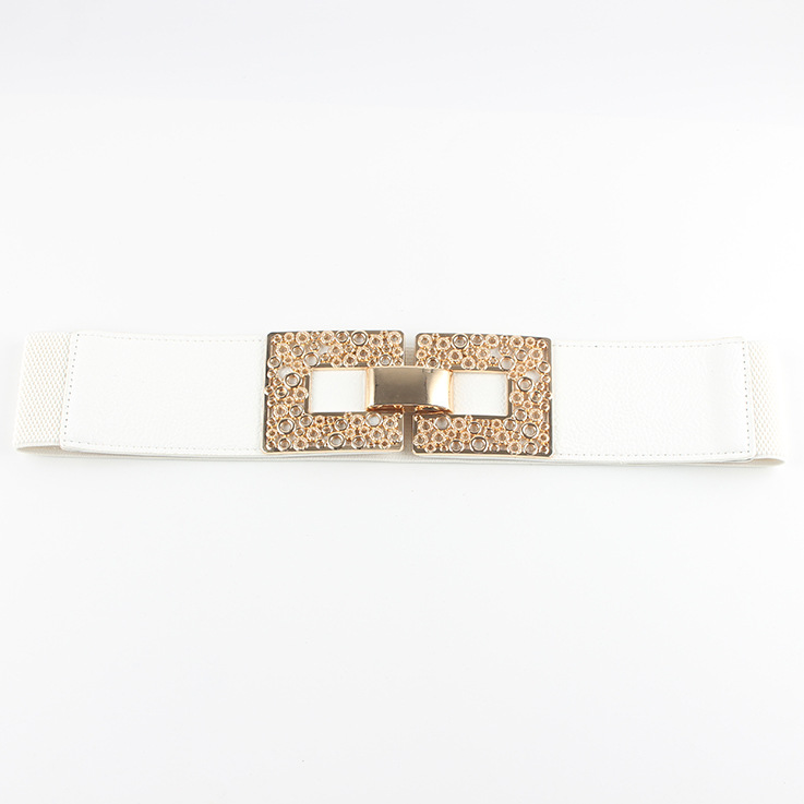 Picture of European and American simple all-match women's elastic belt waist seal princess dress decorative belt elastic Korean fashion women's belt