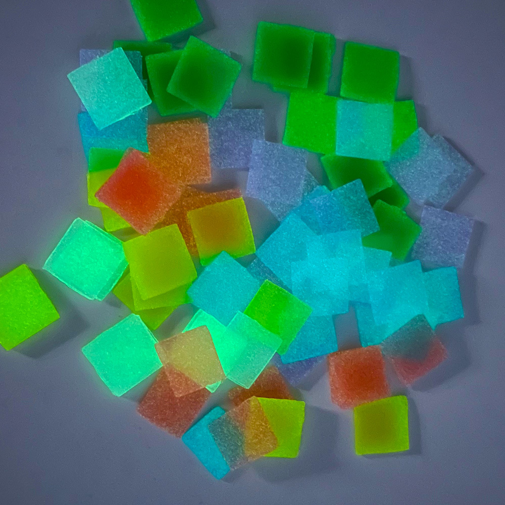 Diamond painting luminous clay cross stitch DIY point drilling mud silicone mud 5D color square point drilling tool suit