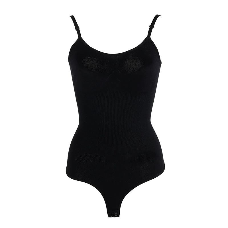 Picture of Seamless one-piece corset women's belly shaping pants open hip lifting shaping sling corset corset jumpsuit Shapewea