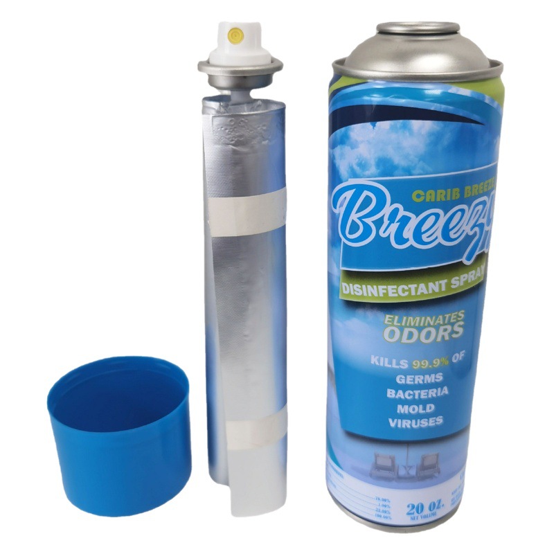 Binary spray tank air freshener spray tank self-painting tinplate aerosol tank binary bag valve aerosol empty tank