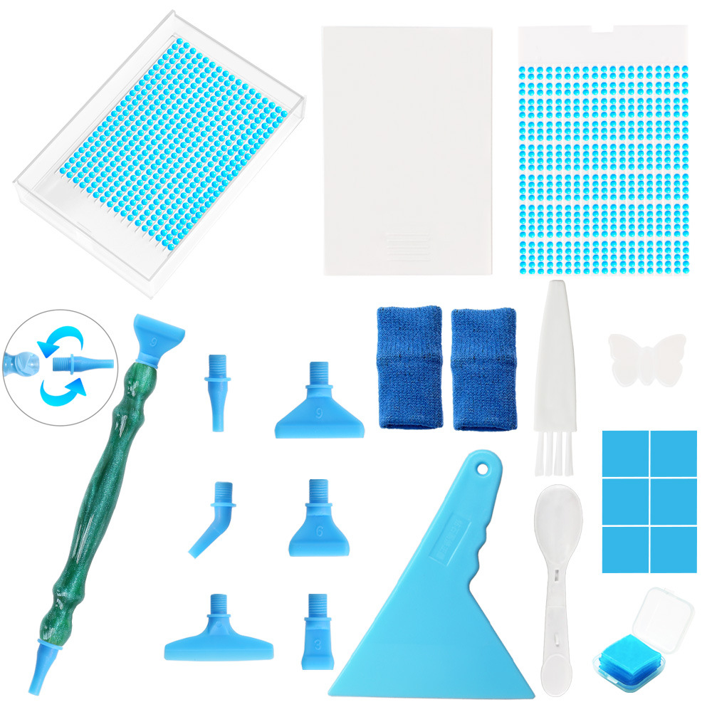 Picture of Diamond Painting New Style Turnout Drill Tray Multifunctional Sieve Drill Point Drill Tray Drawer Funnel Tray DIY Diamond Embroidery Tools suit