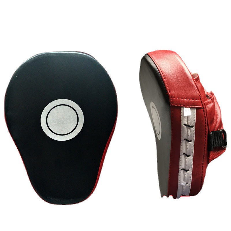 Picture of Boxing Arc Hand Target Fighting Sanda Hand-held Five-finger Target Muay Thai Boxing Target Taekwondo Training Boxing Round Heart Handle