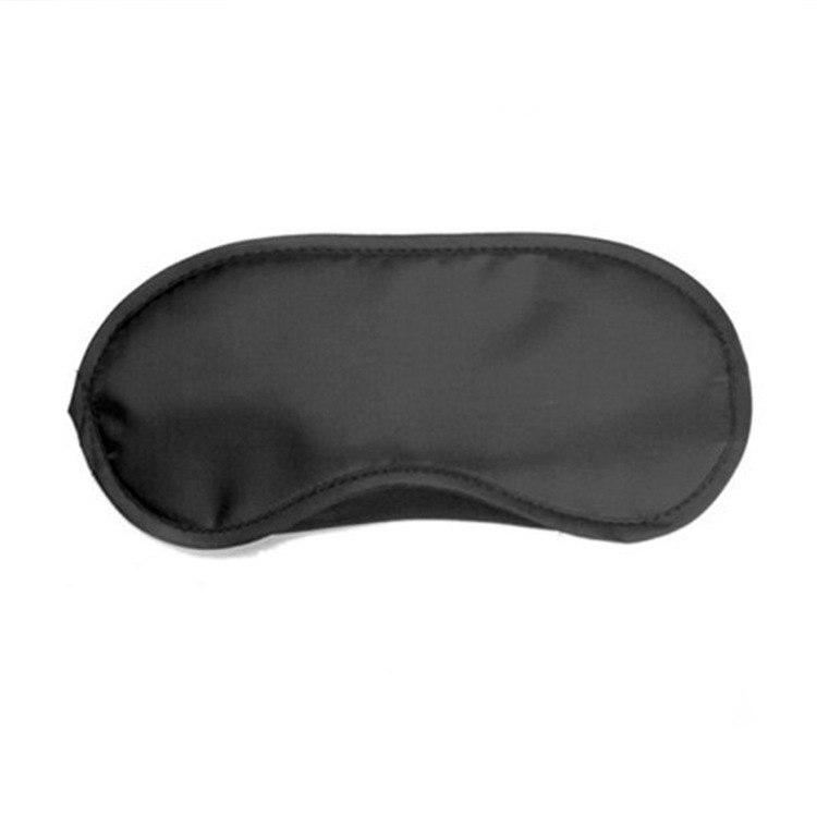 Picture of Shading sleep eye mask polyester black opaque gift expansion training activity lunch break travel eye mask wholesale
