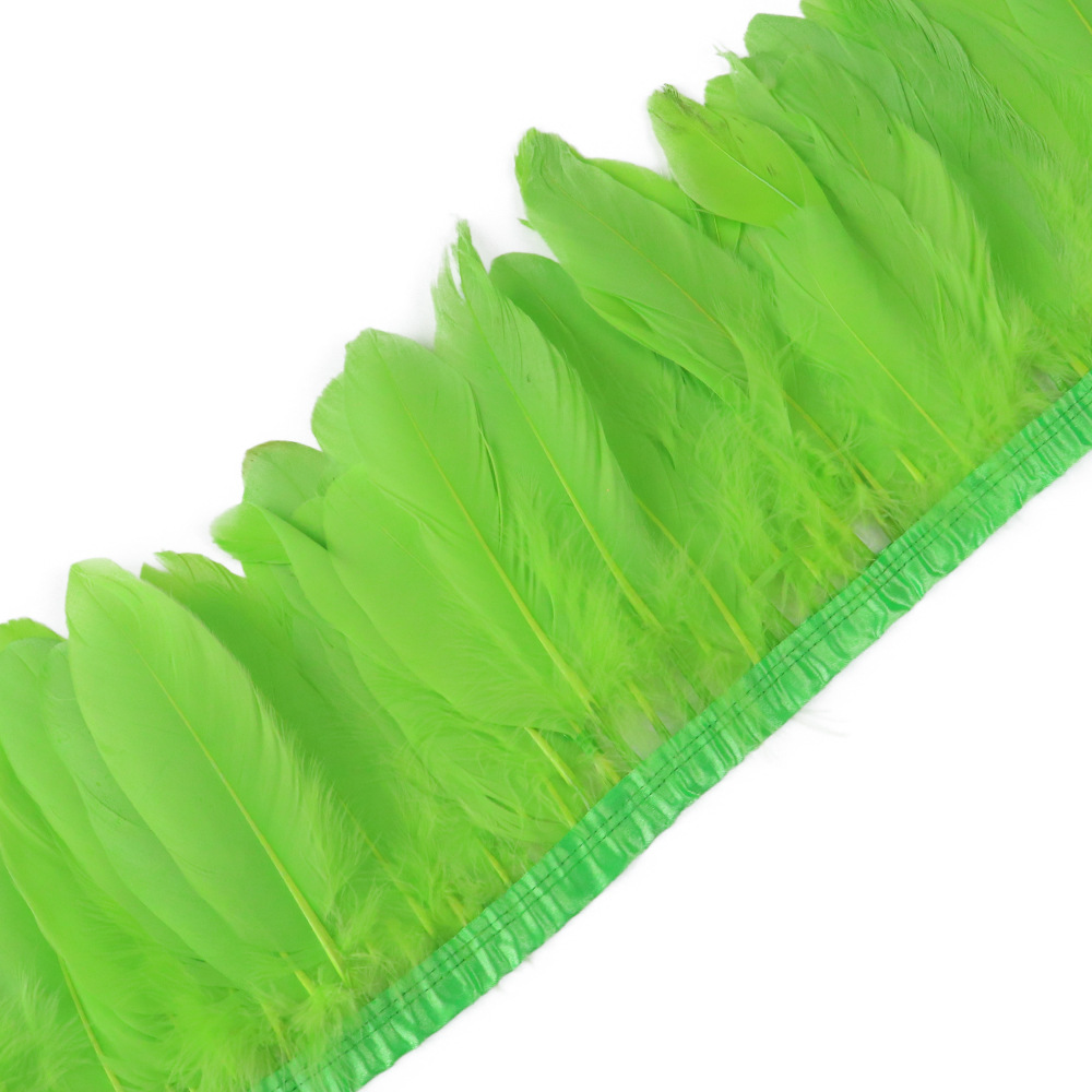 Picture of Goose feather large floating cloth belt/edge DIY handicraft accessories stage performance clothing accessories manufacturers in stock sales