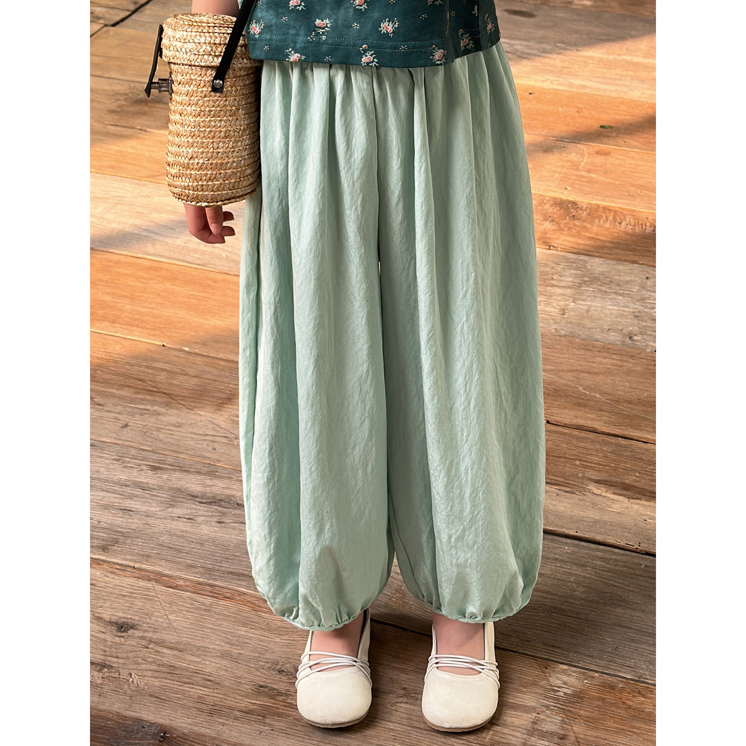 Picture of Children's Wear Girls' Casual Pants Children's 2024 New Summer Children's Bloomers Baby Fashion Western Style Yamamoto Pants