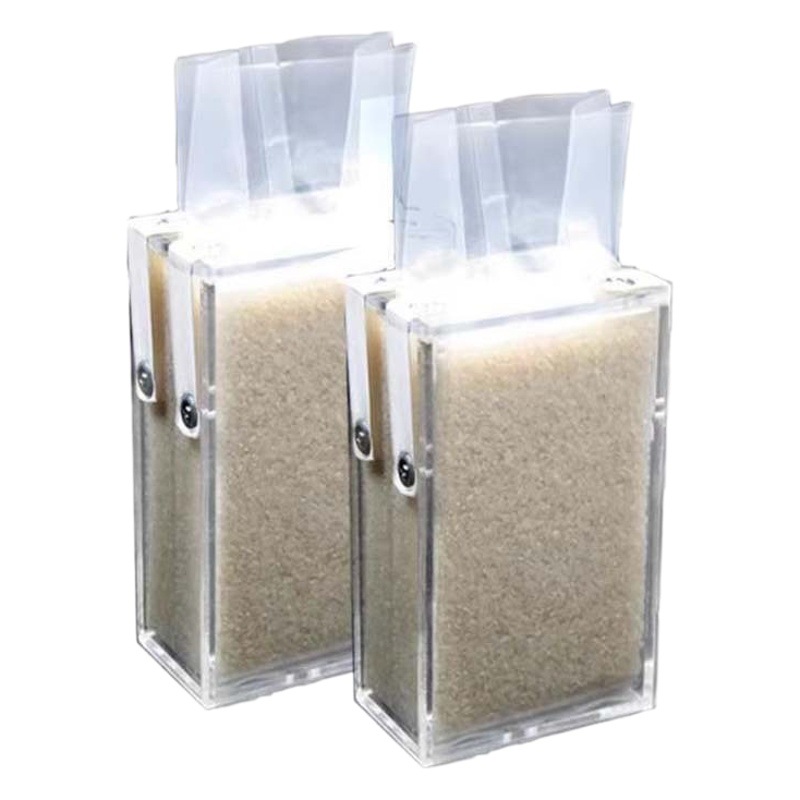 Rice Brick Mold Custom Acrylic 5kg Transparent Bag Special Shaper Bag Support Rice Vacuum Preservation Rice Noodles