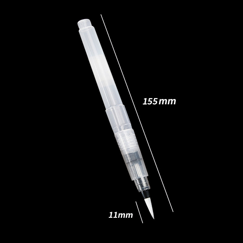 Picture of Solid Watercolor Fountain Pen, Water Filling Painting Brush, Pointed Flat Pen, Water Storage Pen, Water-Soluble Colored Lead Painting Pen