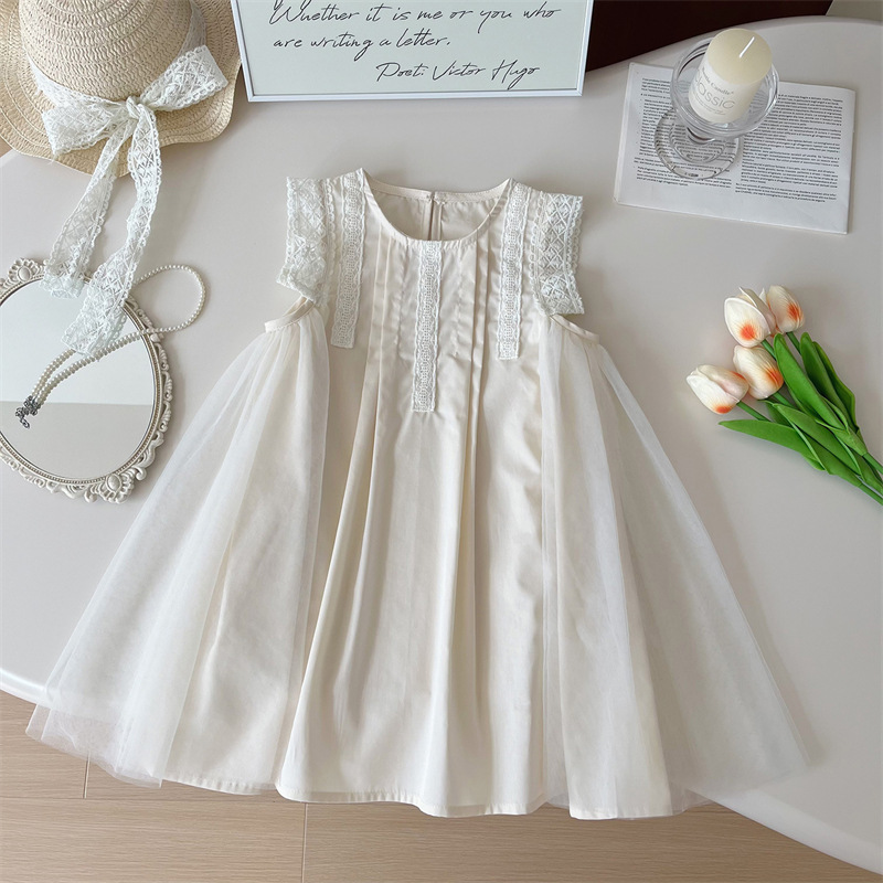 Children's Clothing Fashionable Vest Dress Girl Princess Mesh Skirt Girls Kidsren's Suspender Dress 2025 Summer New Style