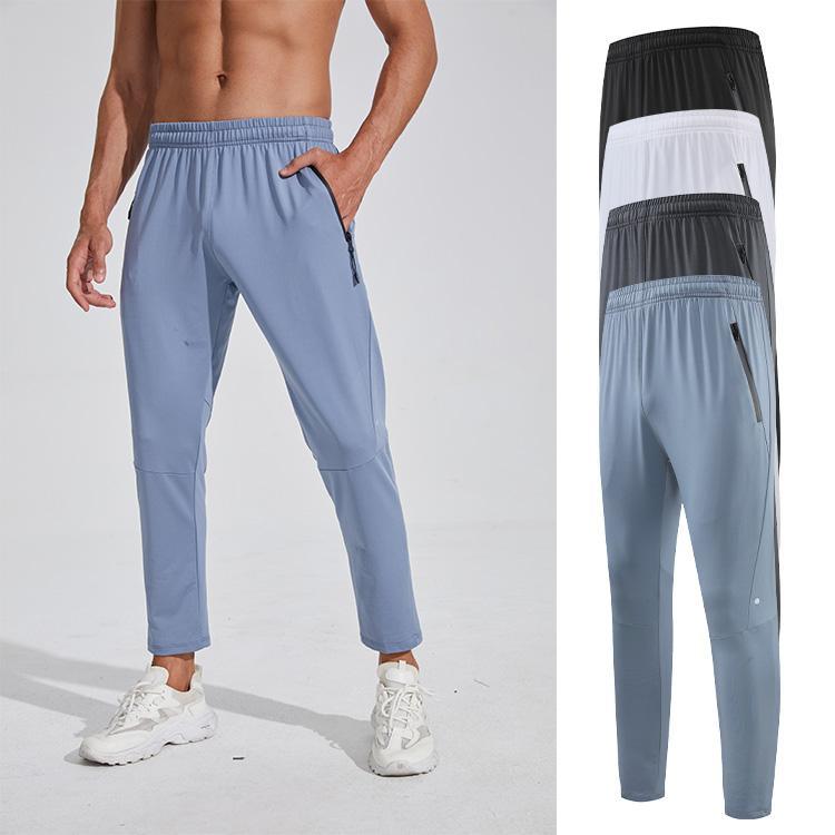 Cross-border Casual Sports Trousers Men's Loose Straight High Elastic Outdoor Running Basketball Fitness Pants Quick-drying School Uniform Pants