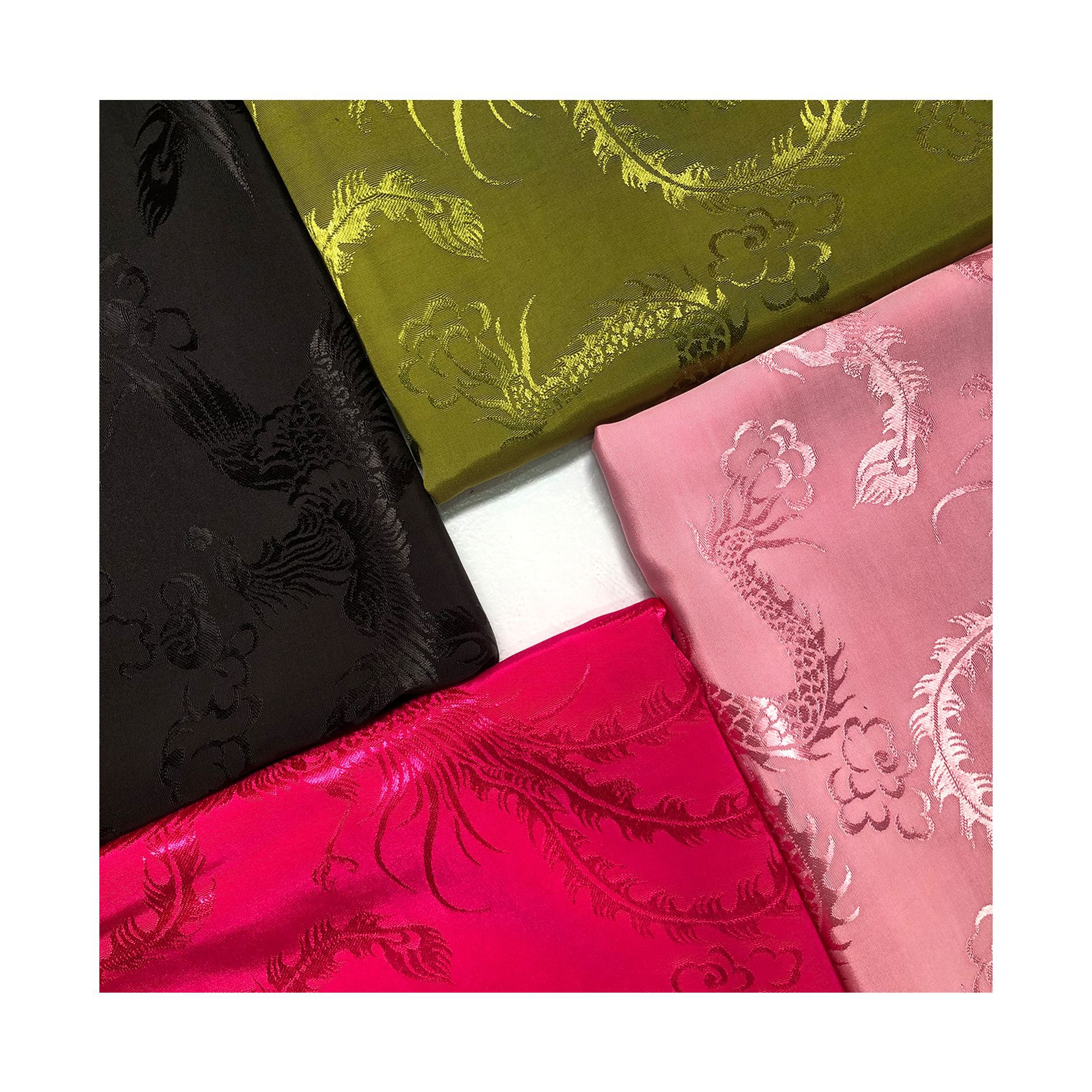 Picture of New Dragon and Phoenix Chengxiang rayon cotton jacquard fabric new Chinese dress national style shirt pants fabric