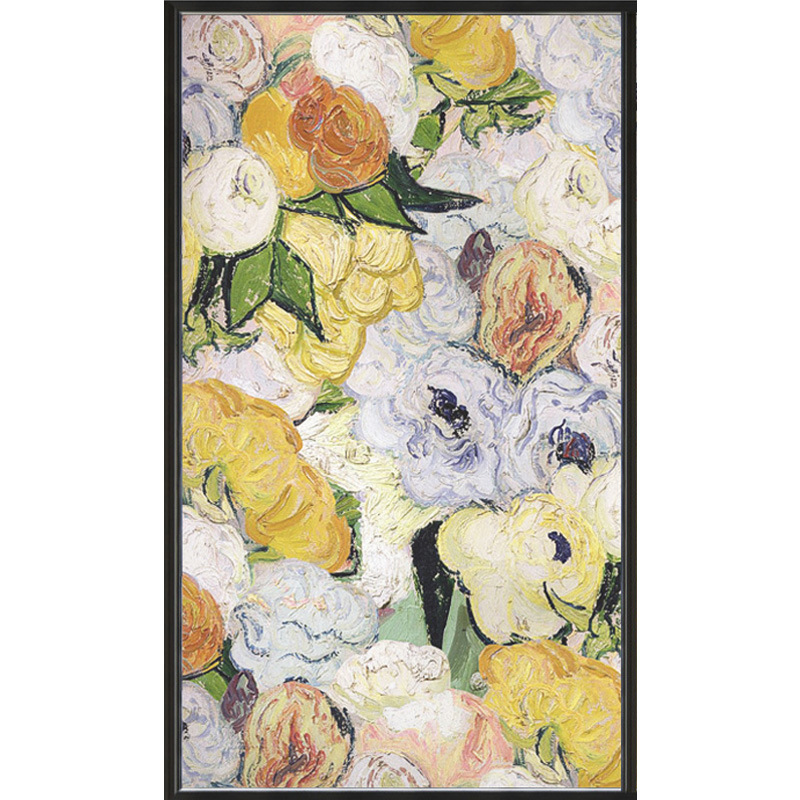 Picture of Van Gogh Window Paper Bathroom Bathroom Glass Sticker Toilet Door Window Sticker Anti-Light Transmitting Opaque